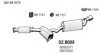 ALFA 60574432 Middle-/End Silencer